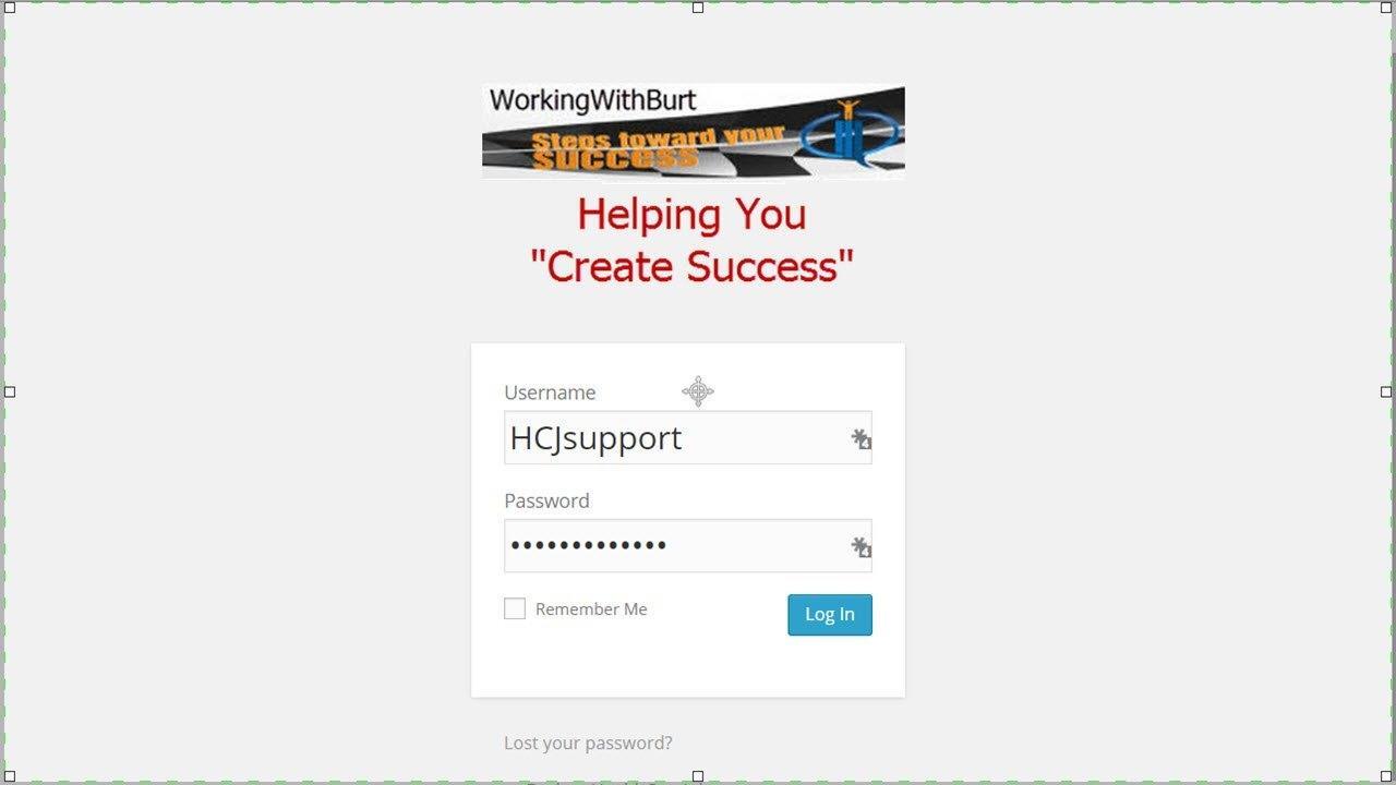 resetting wordpress password